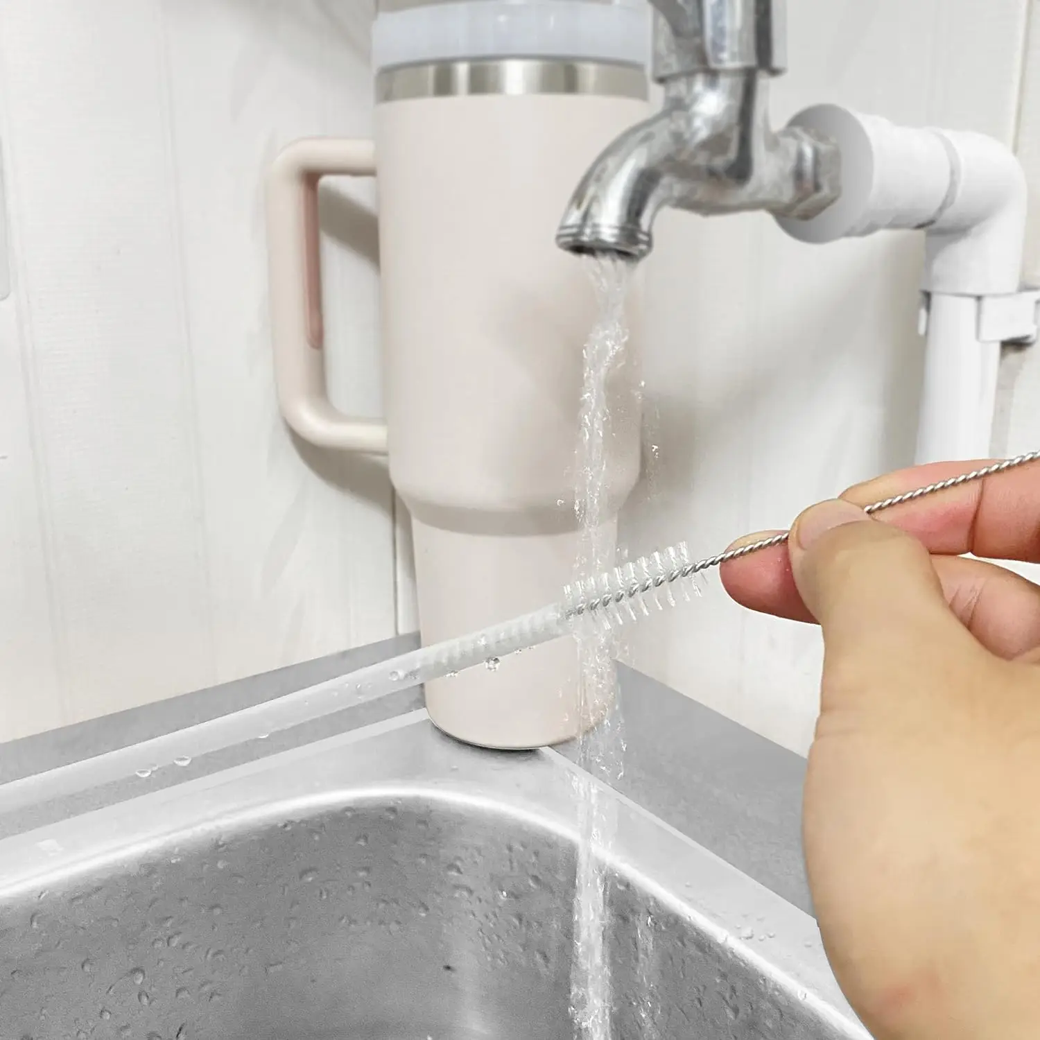 Drinking Straw Cleaning Brush Bristle Cleaner Household Cleaning Brush For Glass Washing Mini Bottle Clean