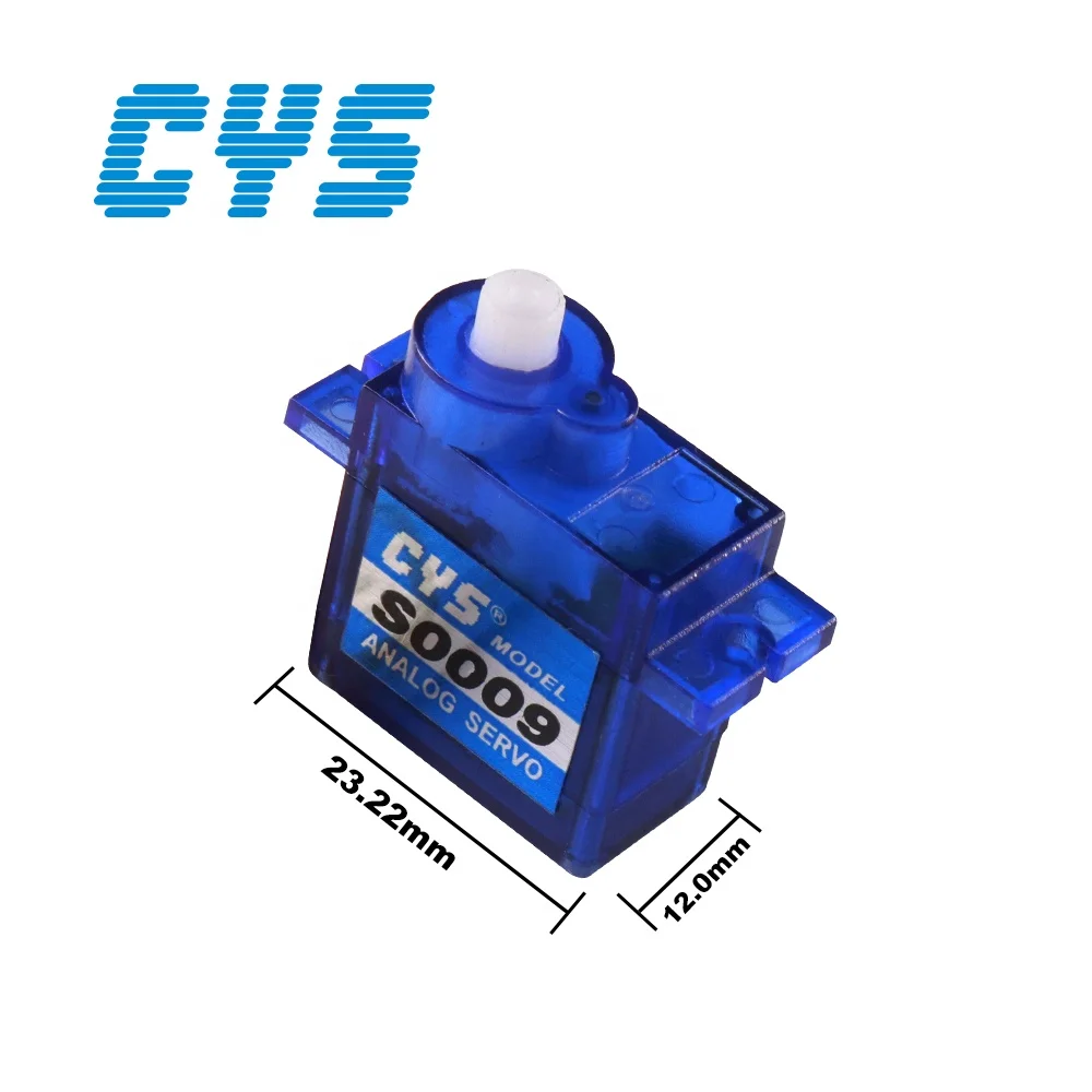 Игрушечные детали CYS-S0009 9 г микро-сервопривод 1 5 кг аналоговый Железный сердечник пластиковая Шестерня для