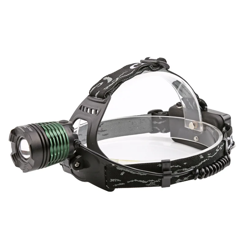 10W XML-T6 3 modes adjustable headlamp waterproof LED rechargeable focus 1000 lumens headlight