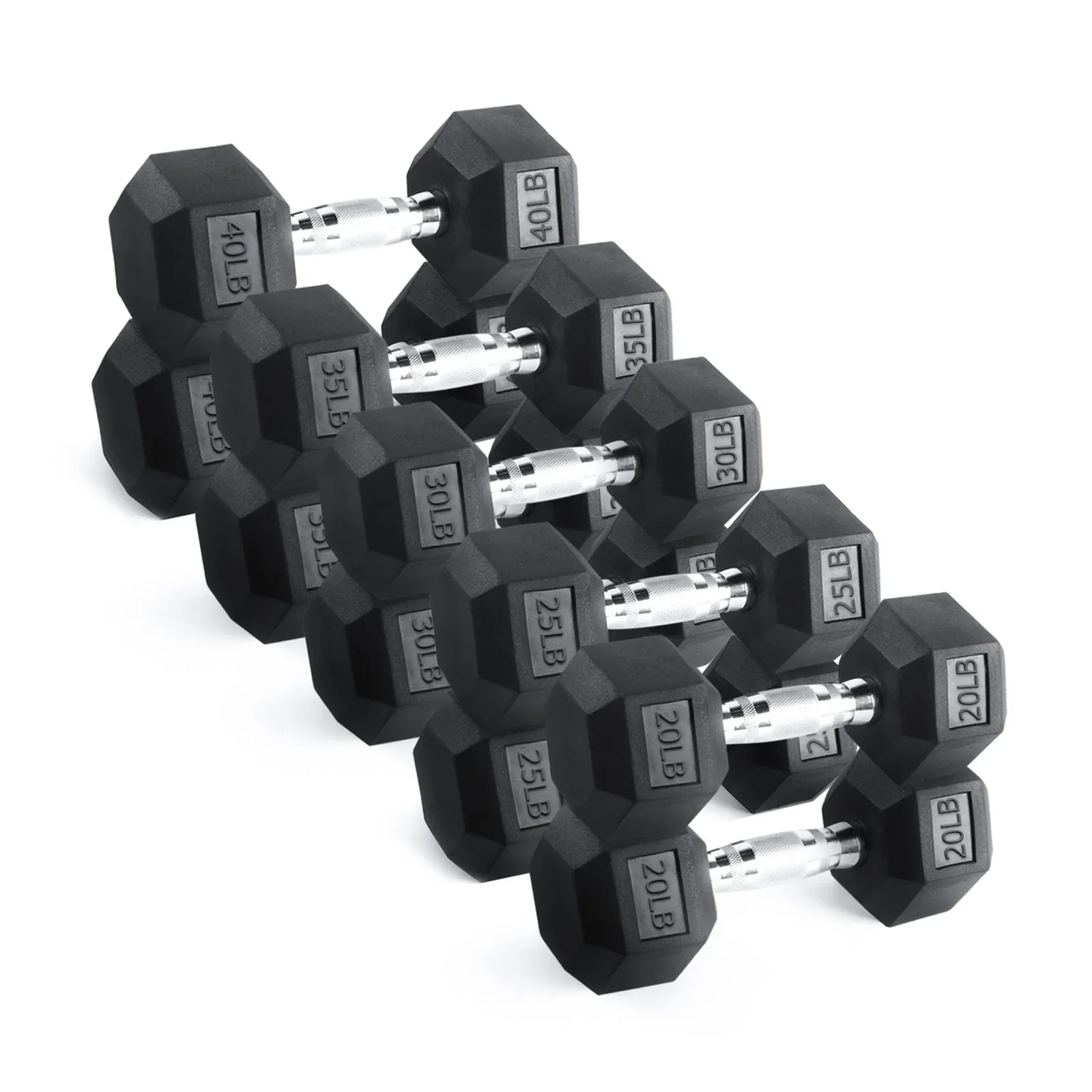 Free Weight In Stock cheap 10kg 20kg 30kg 40kg 50kg cast iron rubber hex hexagon Weight dumbbell set for sales