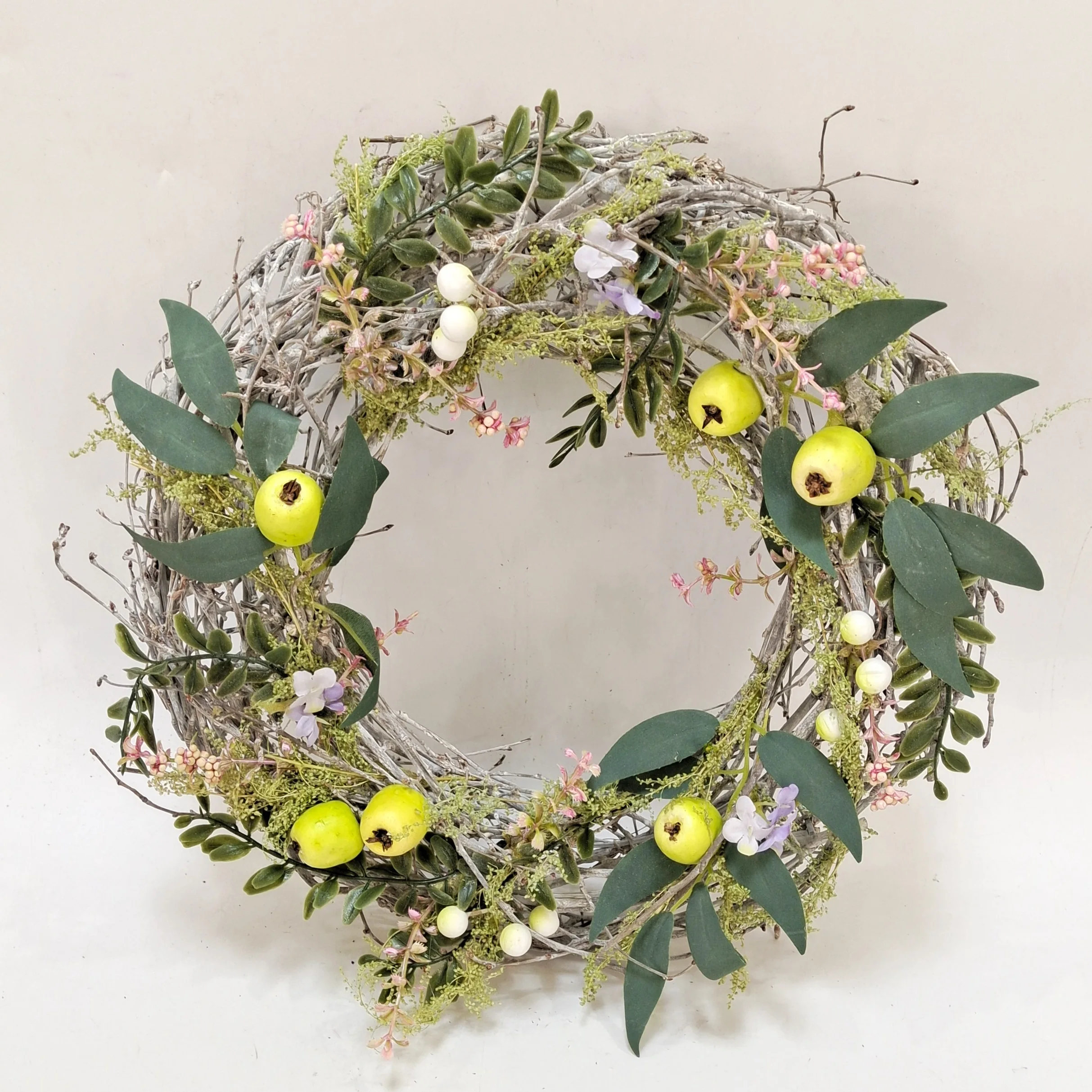 GY BSCI Manufacturer Supply Handmade Artificial Summer Decoration Home Spring Wreath