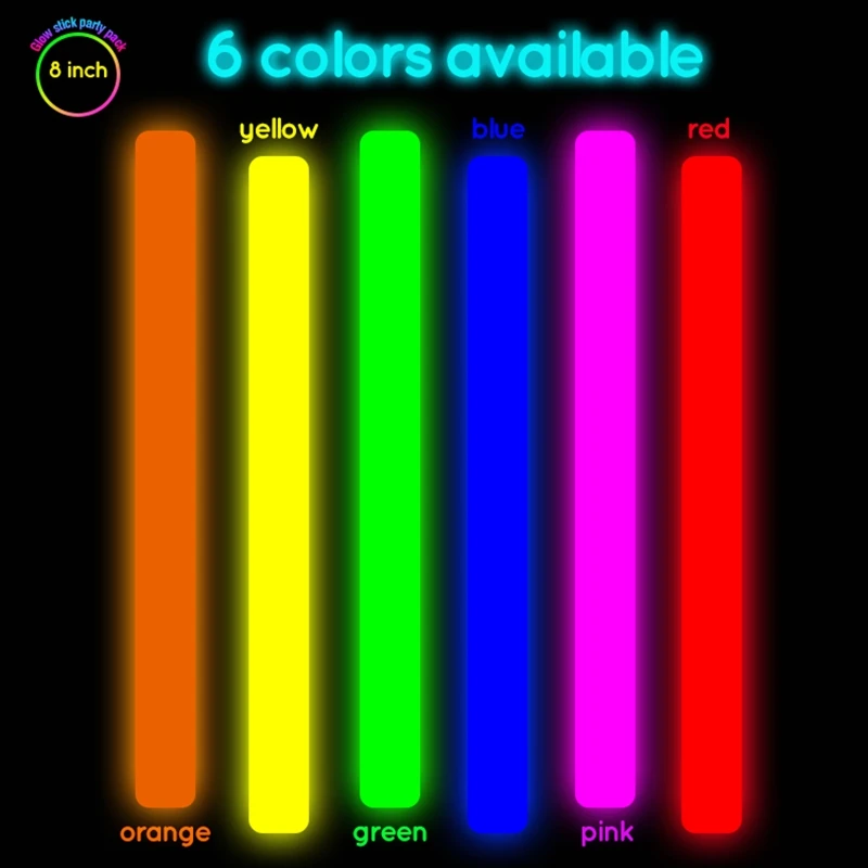 Best Selling 8 Inch Thick Glow Bangle Bracelet for Promotion Concert Christmas Weddings