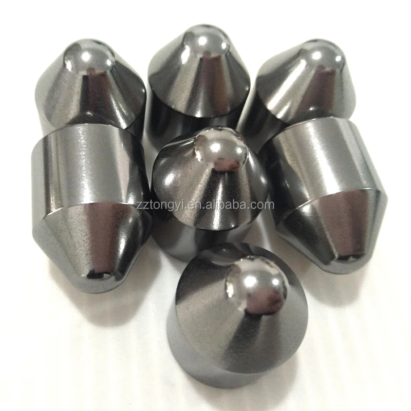YG8C DTH Mining Tools Rock Drill Bit Inserts Cemented Tungsten Carbide Button