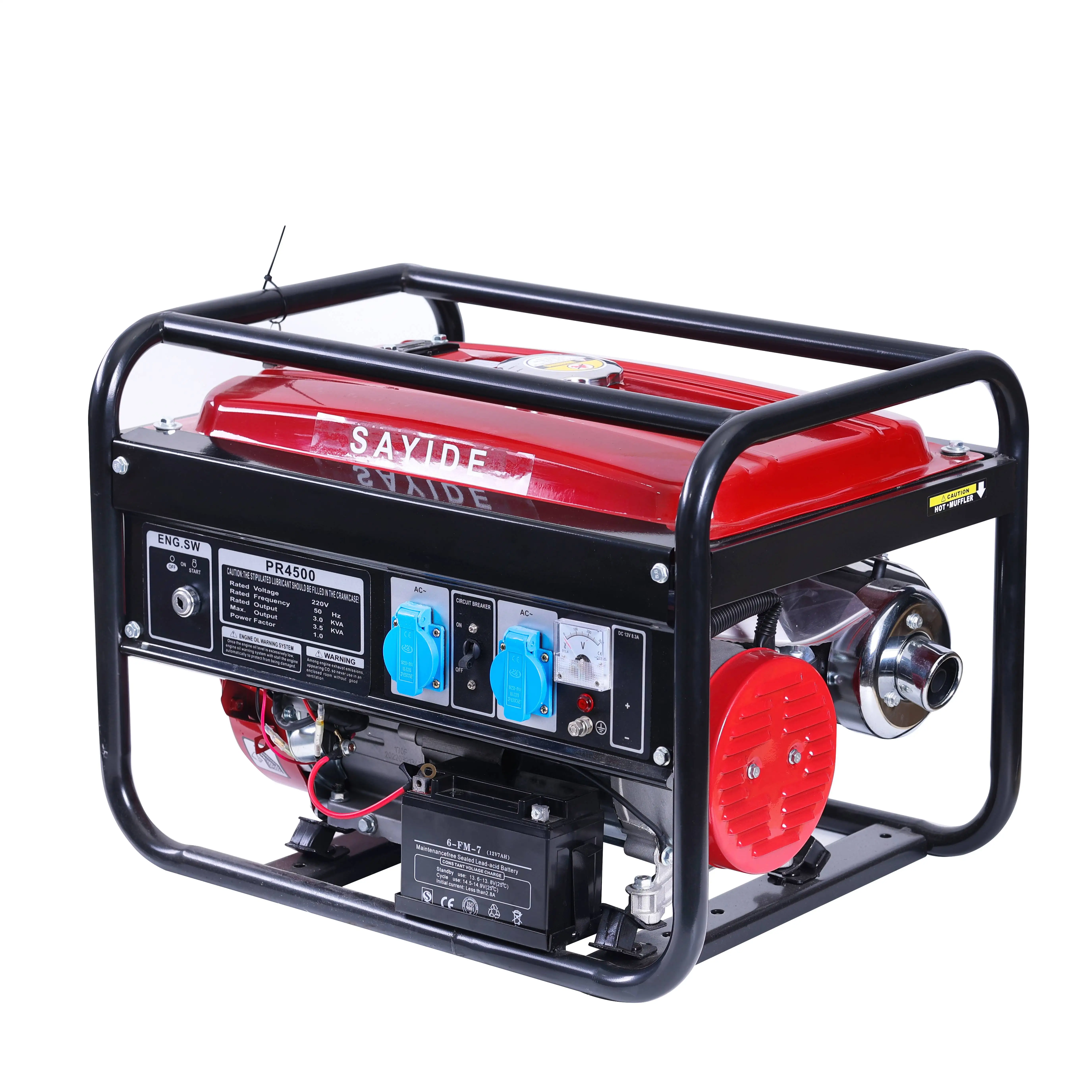 Горячая Продажа 2.5kva 4kva 6.5kva 7.5kva 8.5kva 10kva генераторы 12kw 15kva дизельный генератор 5kw
