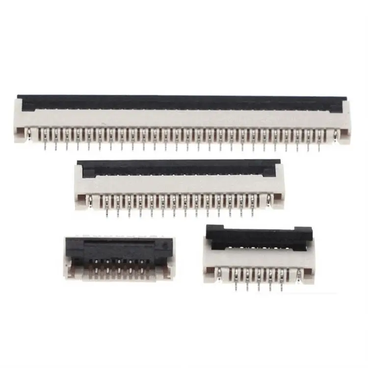 FPC Connector 0.5mm/1.0mm Pitch 4P-60P SMT Wire to Board Flexible Flat Cable FPC/FFC Connector