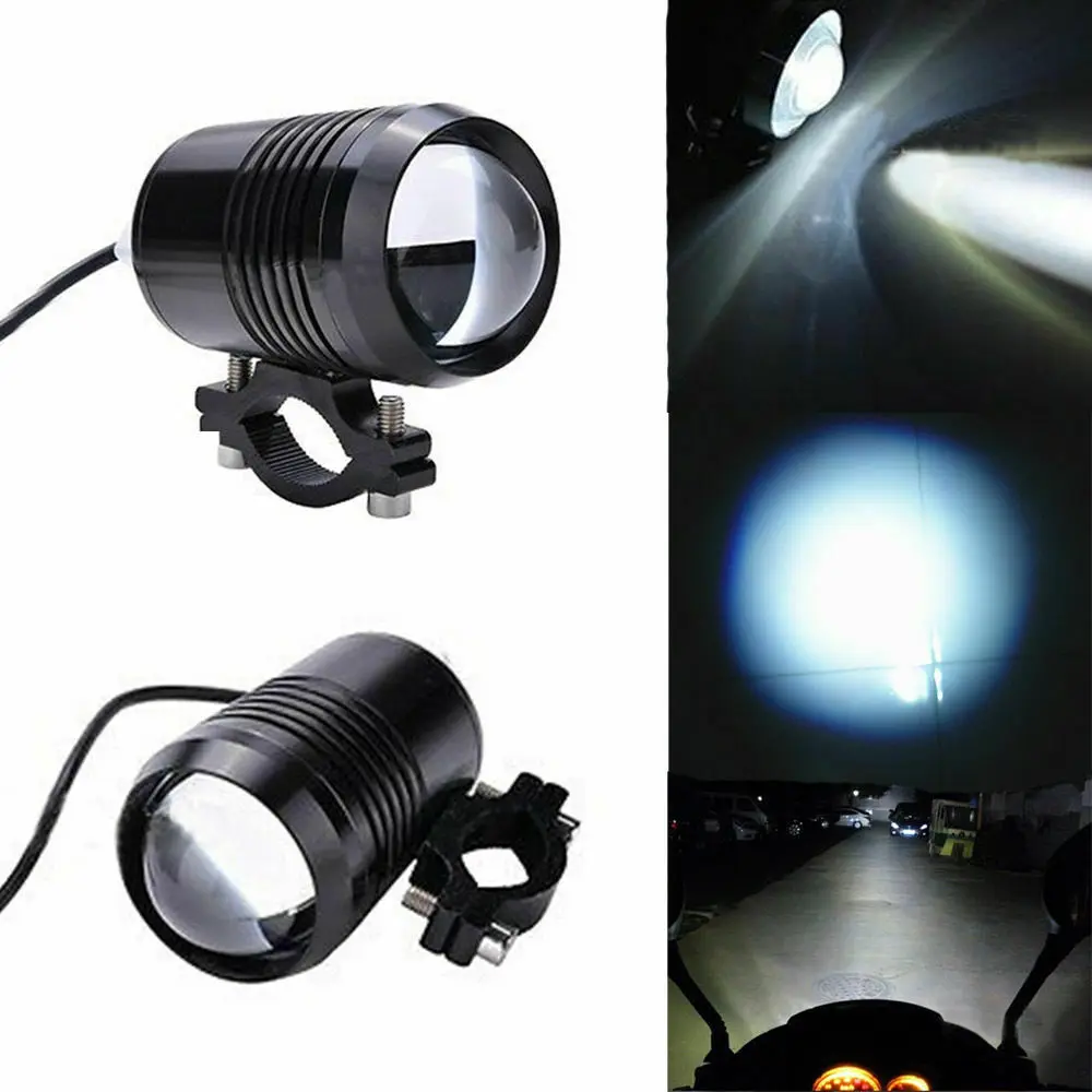 Waterproof 12W motorcycle lighting system LED Light Headlight Mini Fog Lamp Spotlight for Car Motorcycle Bike Bicycle