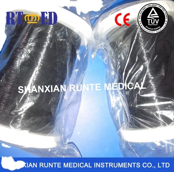 Non Sterile Black Silk  material in Roll