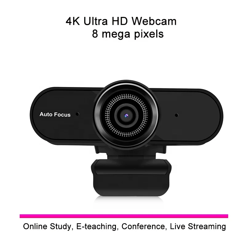 
FULL HD 1080P PC Camera 4K 8 Mega with Microphone and Tripod Auto focus camera Webcam Web Camera 