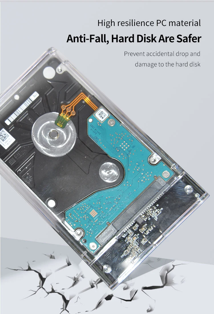 March Expo 2.5 SATA to USB 3.0 Adapter Hard Drive Enclosure for SSD Disk HDD Box Case HD External HDD Enclosure