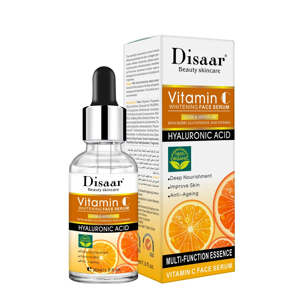 Drop Shipping Anti Aging Skin Care Serum Moisturize Lightening Whitening Vitamin C Serum