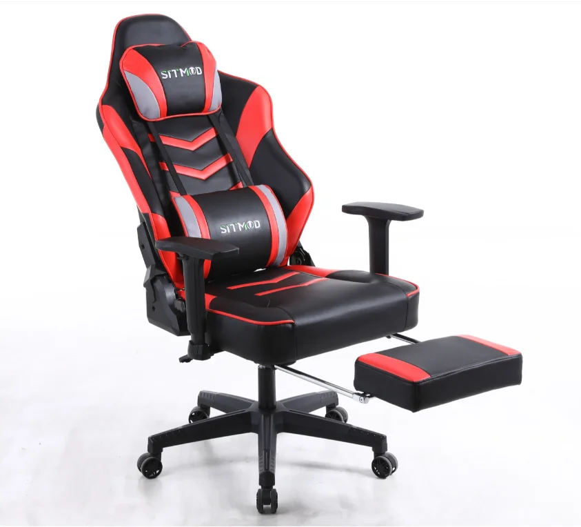 Wholesale  cheap office chairs Ergonom scorpion gaming chair TV Computer PC Rocker Footrest Racing Gaming
