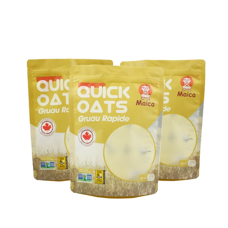 Custom Printed Food Grade Ziplock Snack Custom Plastic Pouch Packaging Food Packing Bag