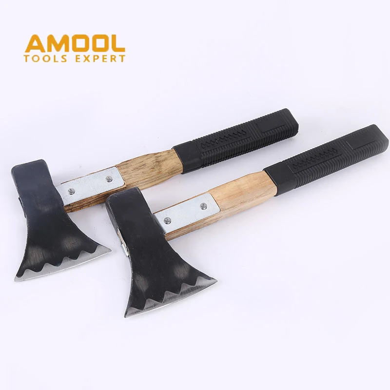 Высококачественный топор Tomahawk с резиновой ручкой для кемпинга и выживания на