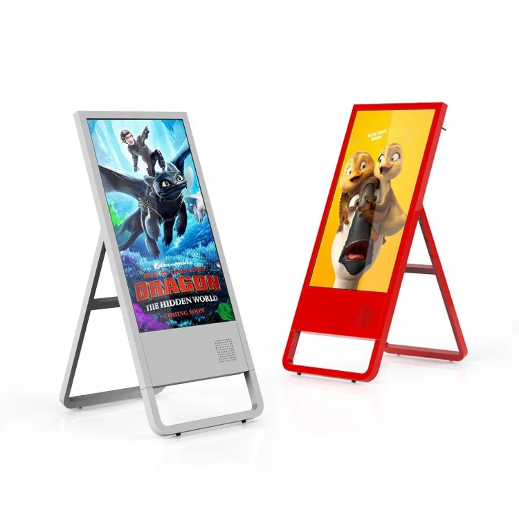 43 inch LCD network menu board advertising display portable digital signage for cinema/coffee shop