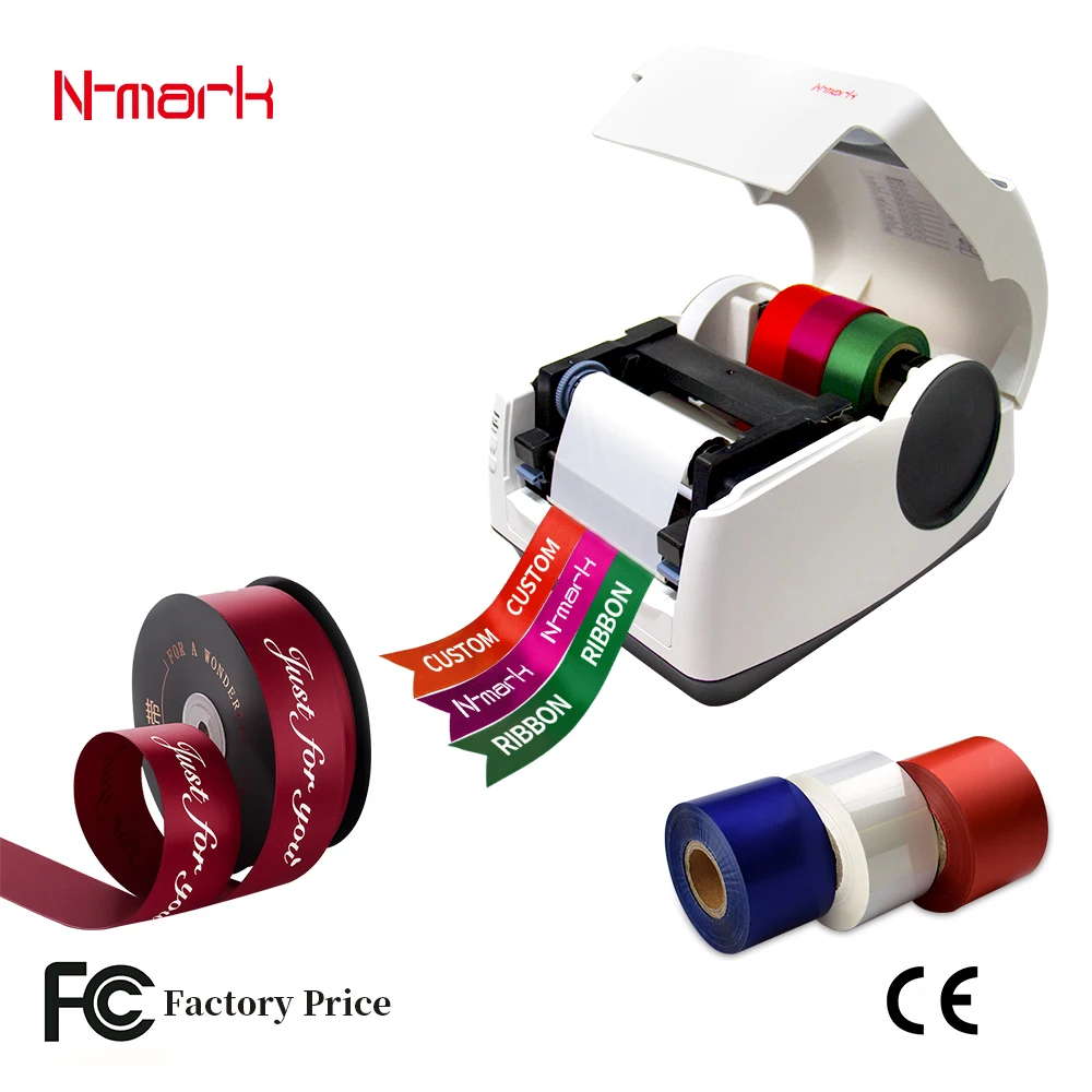 N-MARK R & D цифровой принтер ленты сатин изготовленных фотомеханическим способом горячего тиснения для печати по