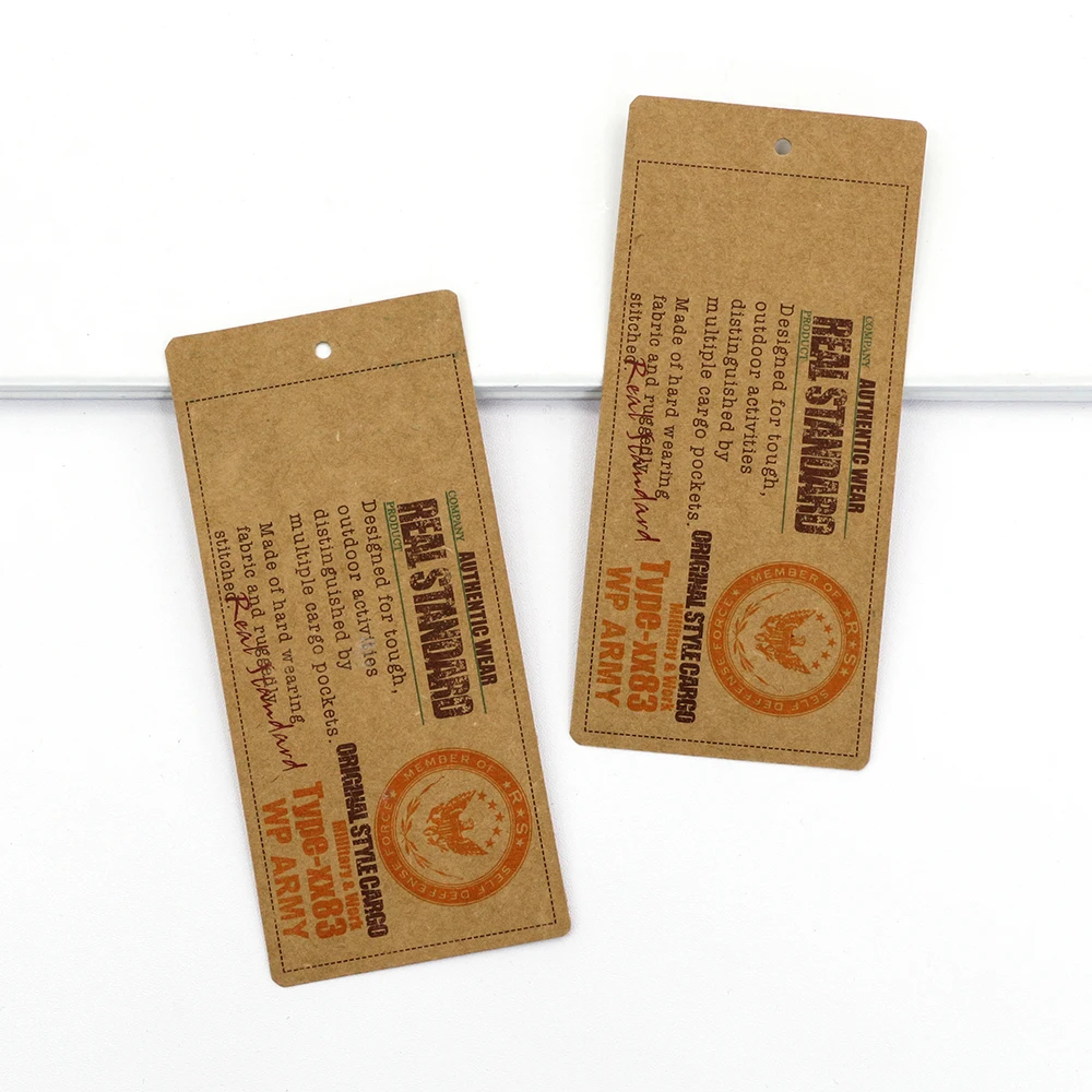 Name Logo Brand Tags Kraft Your Logo Custom Clothing Labels Clothing Tags Customized Hang Tags Custom Price