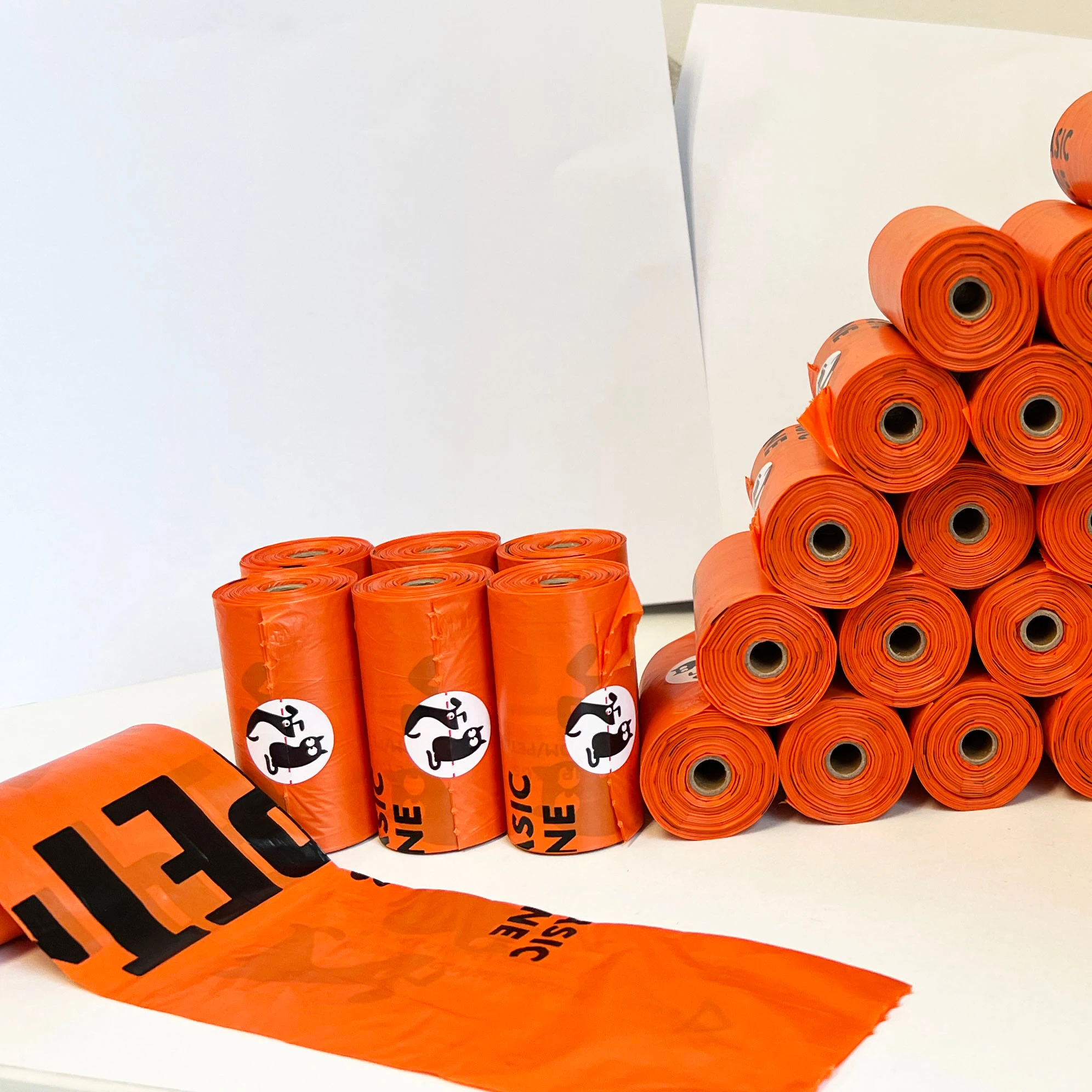 Pet Poop Waste Disposal Bags Biodegradable Compostable Poop Bags Custom Labels For Dog Poop