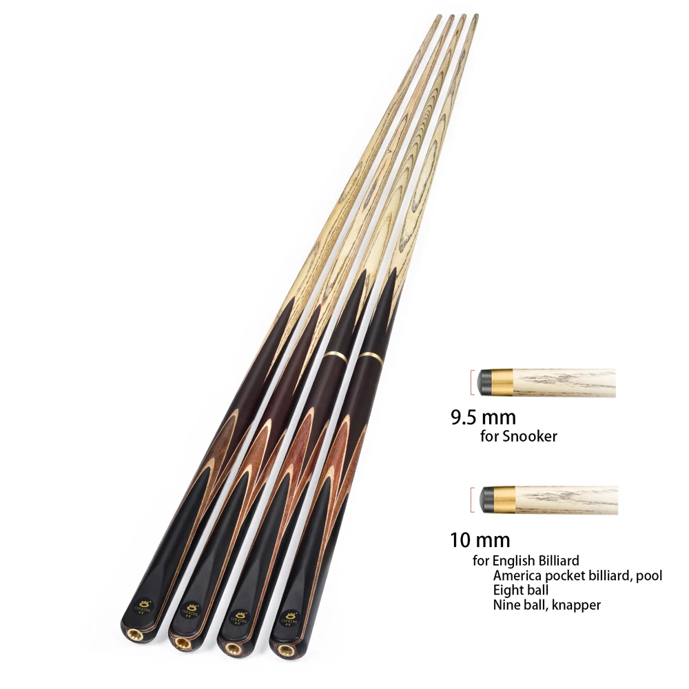 3/4 Jointed Cue King Handmade Omin Cheapest Ash Wood Snooker Cue Ebony Pool Break Snooker & Billiard biliard Cues Sticks