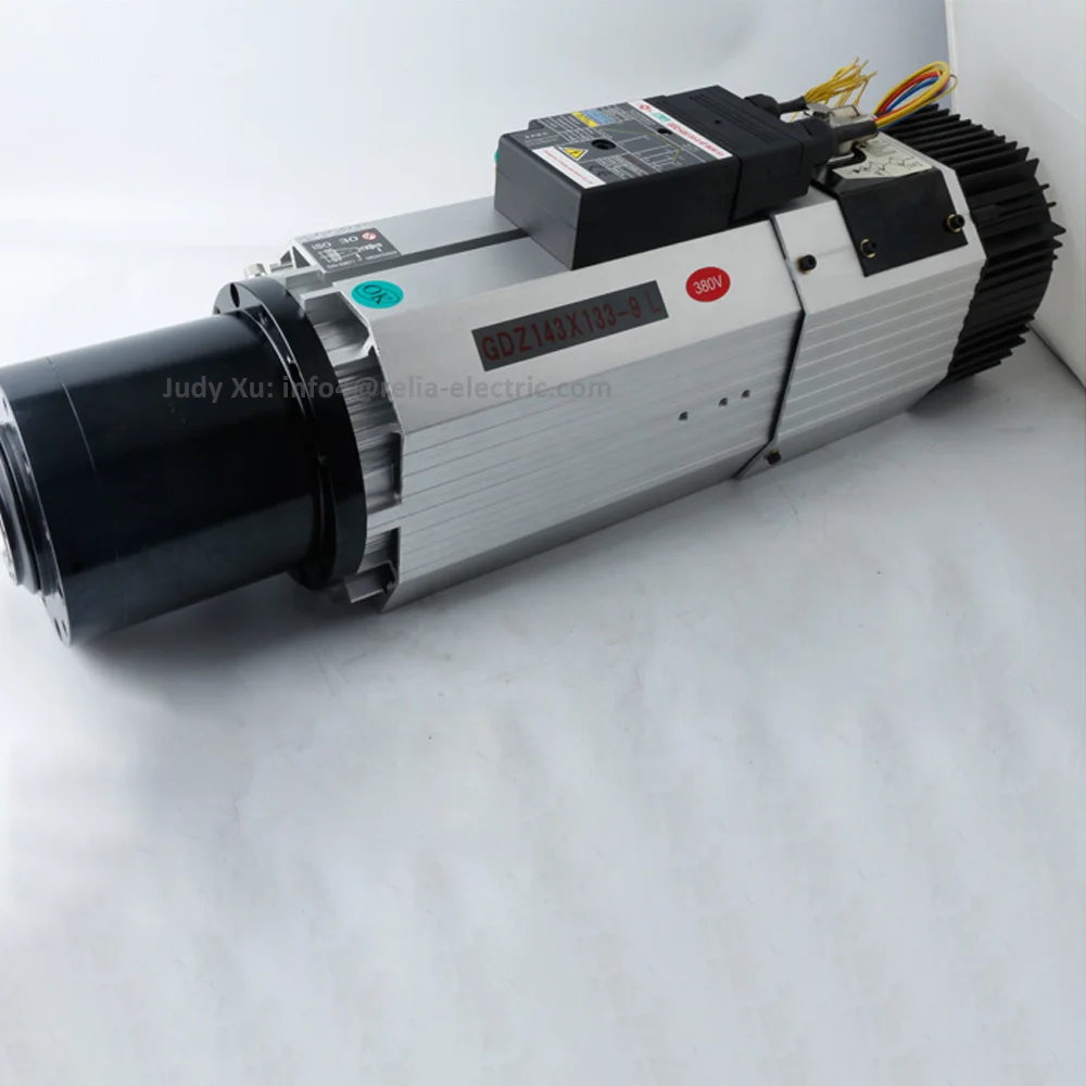 Big Sale Automatic Tool Change spindle 9KW 220V 380V ATC air cooled spindle motor ISO30 24000RPM for woodworking cnc router
