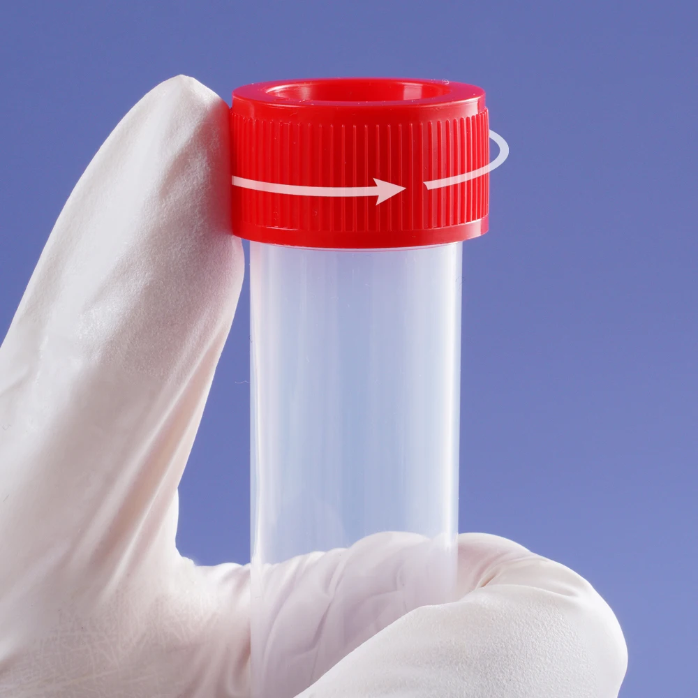 Laboratory 1ml Test Tubes Sterile Polypropylene Cryogenic Vials with Screw lids