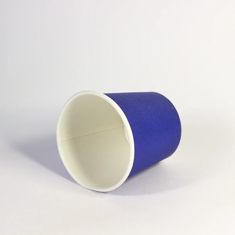 
Ripple Wave Brands Coffee Food Double Wall Cups with Lids Royal Blue Single 0.001 8Oz Lid Insert 1000Ml Paper Cup 
