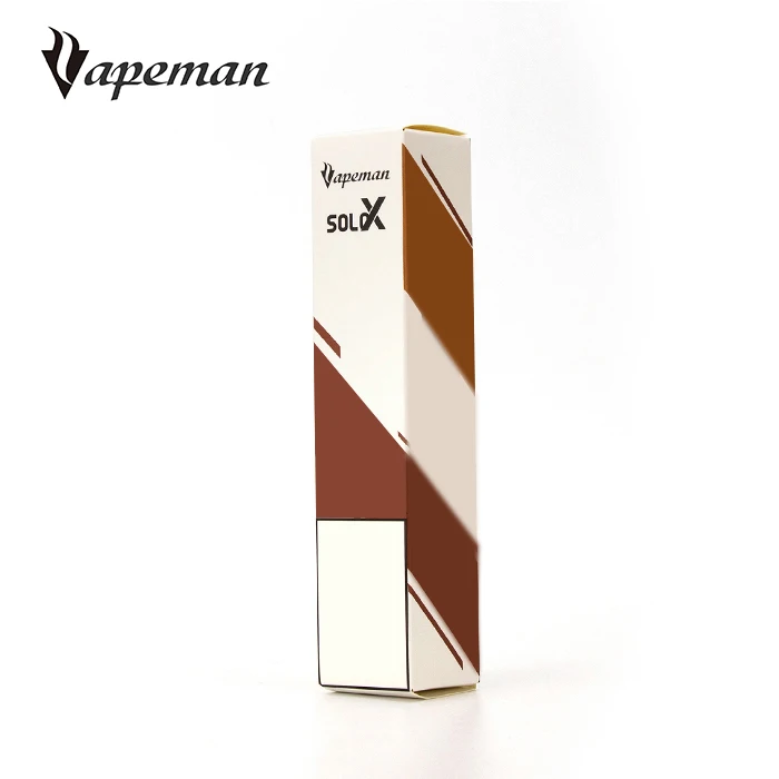  Упаковка электронной сигареты от производителя одноразовый вейп pod Vapeman Solo X набор для вейпа коробка печати логотипа на