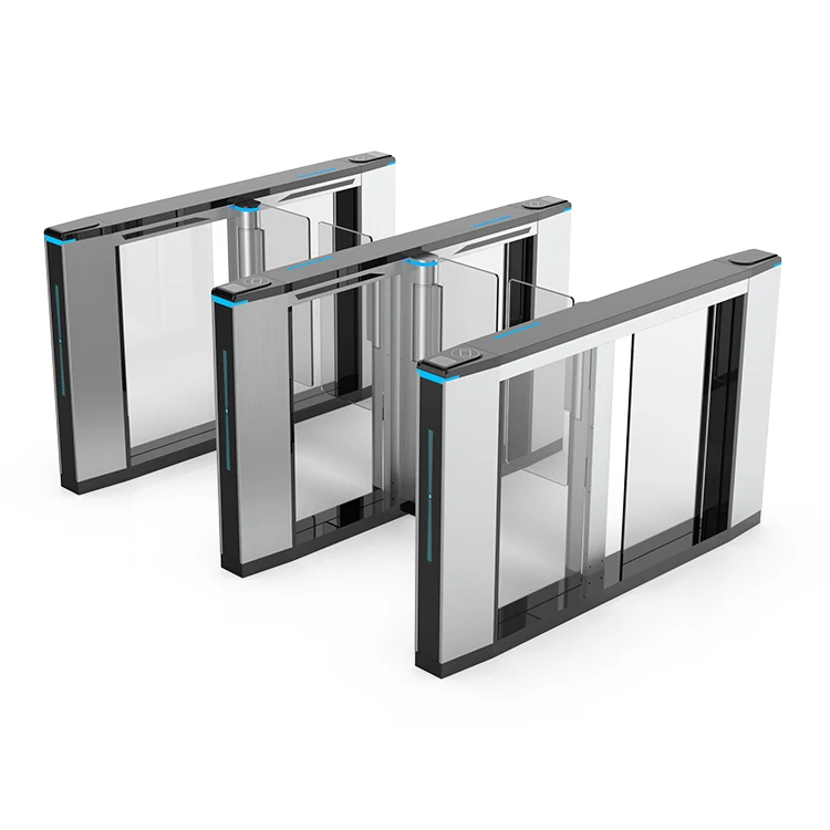Luxury Self Closing Fast Lane  Smart High Performance Electronic Board High Safety Full automatic Barrier Swing Arm Speed Gate