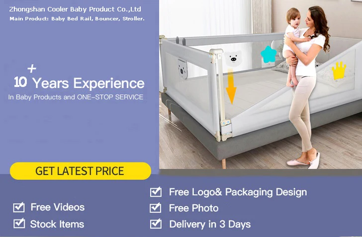 China Foldable Extra Long Adjustable Home Baby Bed Railing Bumper Manufacturer Bumper Protection Guard Safety Baby Bed Rail