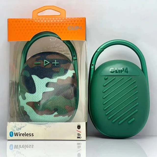 2023 Hot Selling waterproof outdoor portable speaker CLIP 4 Wireless BT speaker box HiFi subwoofer speaker