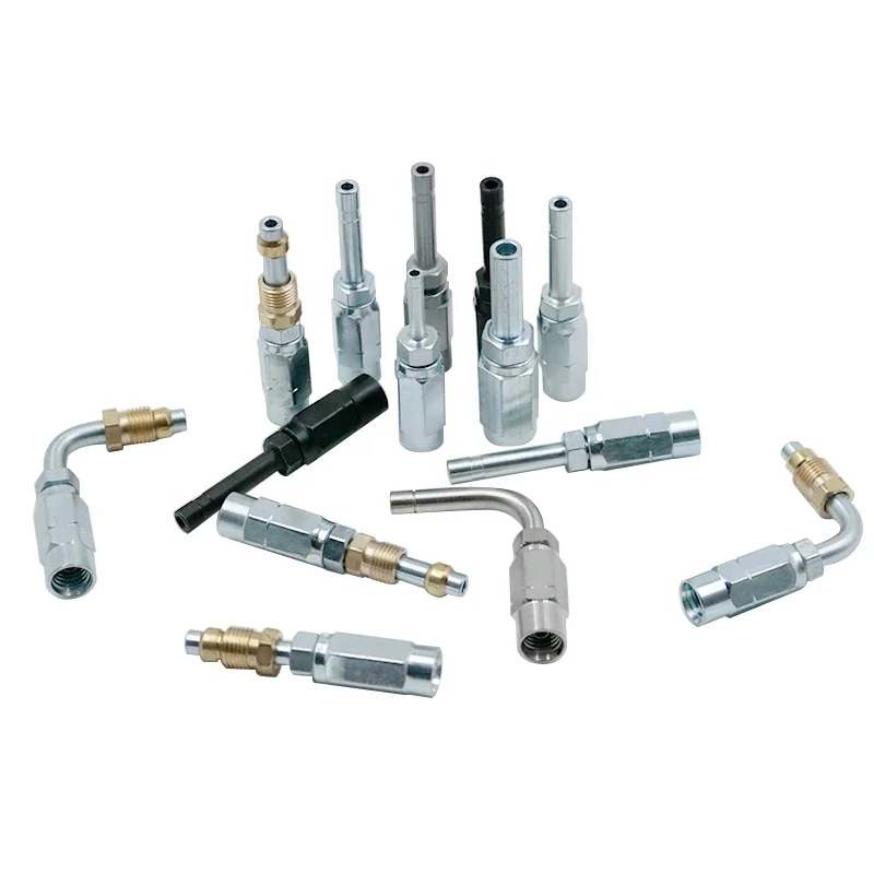 JIANHE   factory outlet  hose  tube high pressure 8.6mm and   0 /90/ 135  tube stud with sleeve