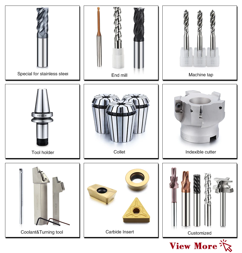 Dohre manufacturer low price 4 flutes carbide square cnc endmill cutter