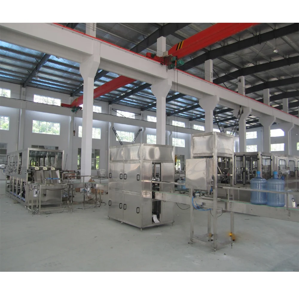 
Full automatic 5 gallon/19L/ 20L bottle/ jar drinking mineral /pure water bottling filling machine plant / production line 