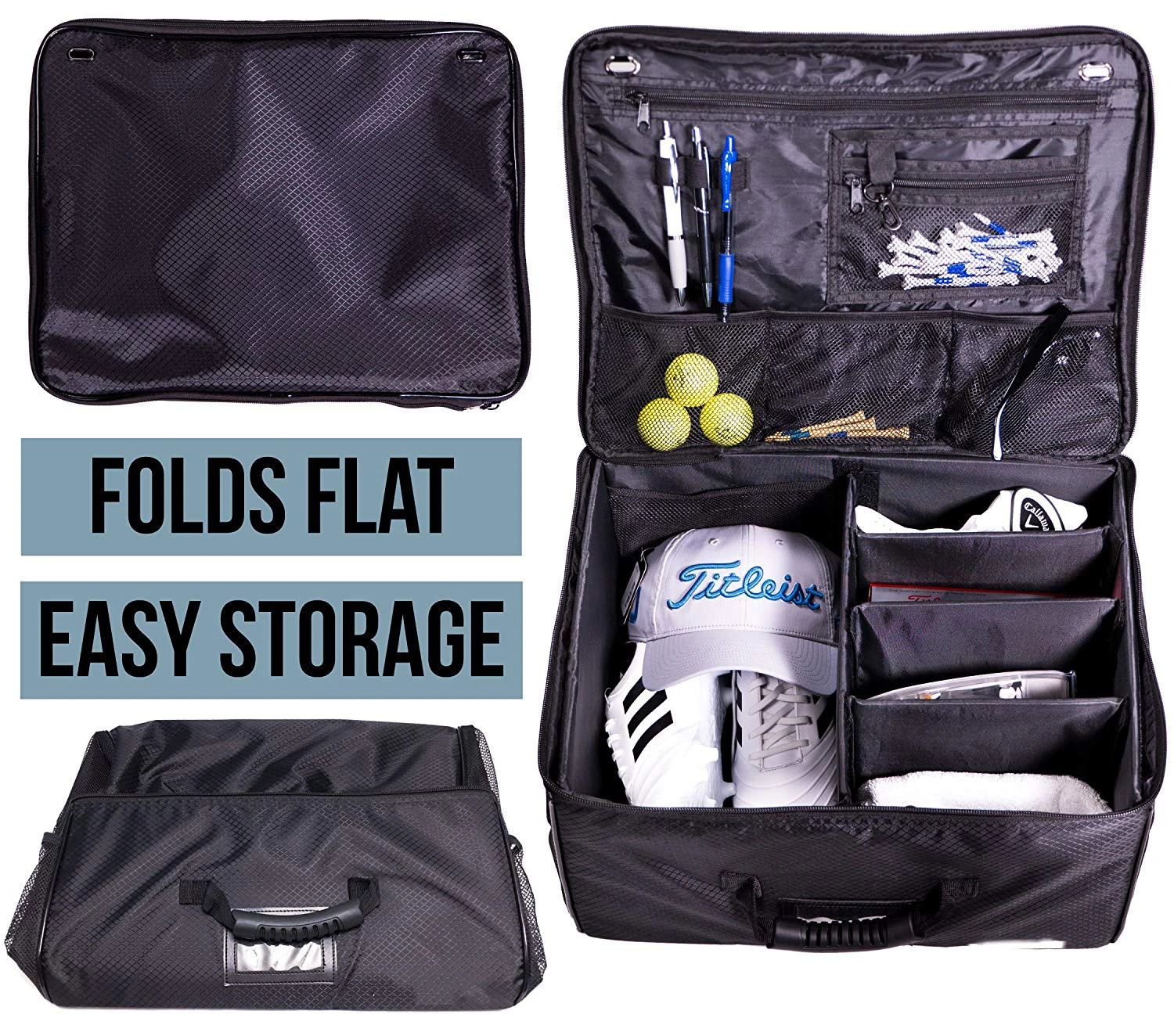 Вместительный складной органайзер для багажника автомобиля, коробка для хранения груза, ящик для багажника для гольфа