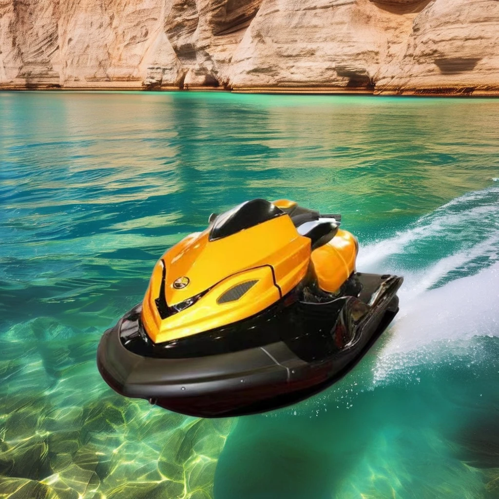 China Offers Cheap Private Sailor 1400cc Jet Ski Fiberglass Personal Water Boat with 4 Stroke Engine Motorboat for Sale