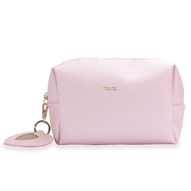 Elegant oem cosmetiqueras de maquillaj kosmetiktasche zum bedrucken vegan PU leather cosmetic bag