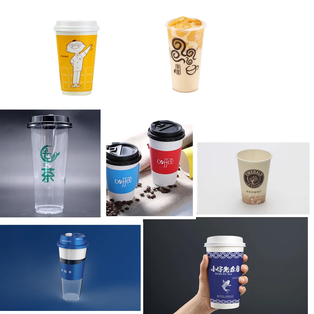 Factory Multi Color Full Automatic servo motor Screen Printing Machine for Coffee cup beverage bottle with LED UV Curing system