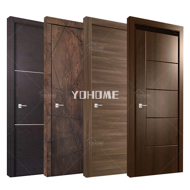 China top supplier custom high quality bedroom interior door modern room doors design wooden interior door