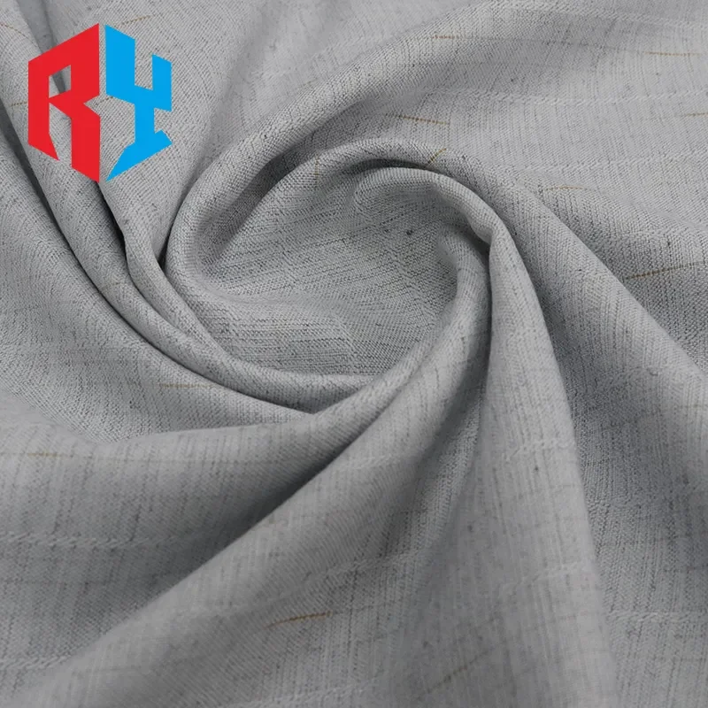 Factory Wholesale 145gsm TR Set Fabric Pendant Soft Suiting Fabric for Men Material