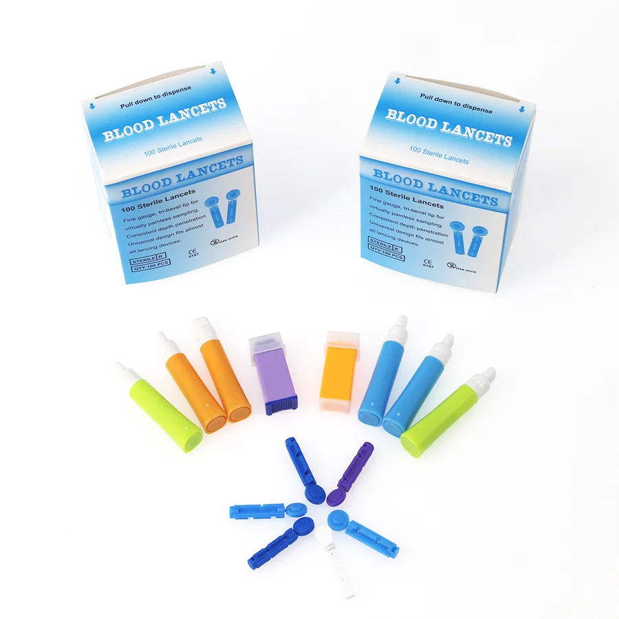 Factory price medical blood lancet sterile disposable safety blood lancet home use blood lancet needle making machine