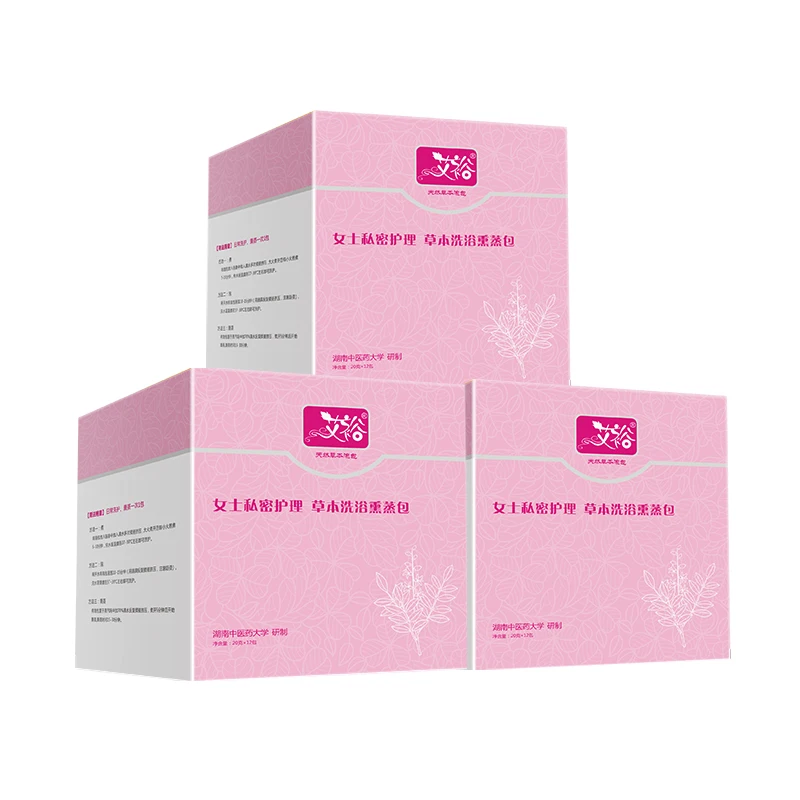 Aiyu Chinese Natural Herbal Footbath Bubble Pack For Female Intimate Vagina  Care