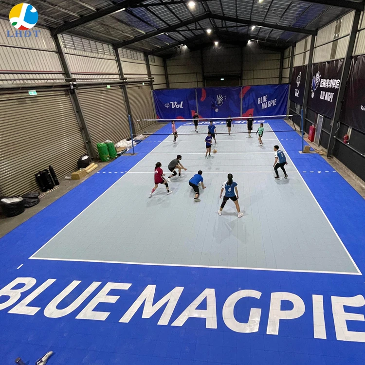 Plastic Modular Multi purpose  Sports Flooring Tiles Assembled Interlocking floor Outdoor for Half Basketball court flooring