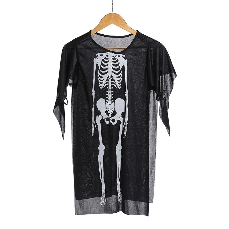Halloween adult skeleton costume scary haunted house costume spooky ghost clothes Halloween decorative role-playing clothing