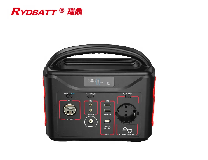 High capacity lifepo4 battery power station 300W solar generator solar system DC AC charger rechargeable portable power station