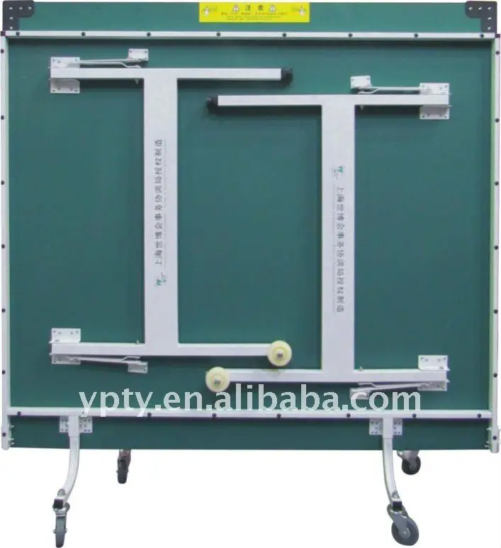 
Cheap hot sale 12mm MDF double foldable table Tischtennis indoor removable folding pingpong tables tennis tables china 