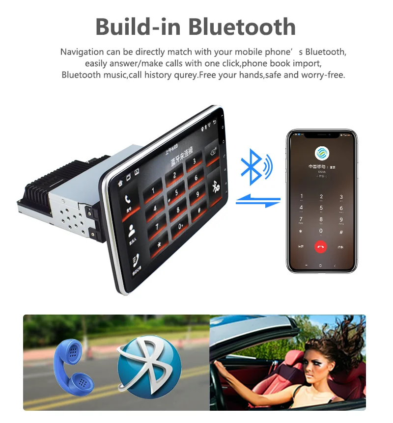 1 Din Android автомагнитолы 360 градусов