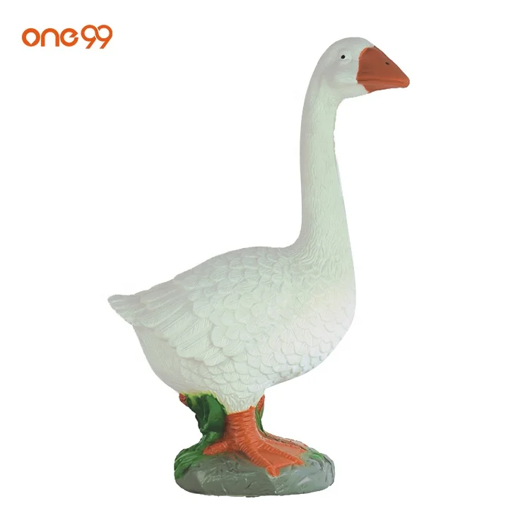Небольшие садовые аксессуары one99, декоративные гусиные охотничьи приманки на заказ, Пластиковые Китайские садовые украшения для животных, оптовая продажа