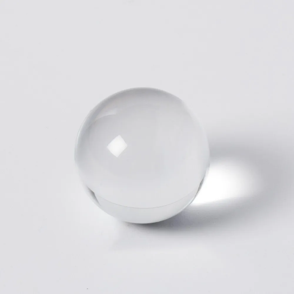 Different Sizes Plastic Ball With Hole Acrylic Solid Ball 38Mm Colorful  Pmma Ball