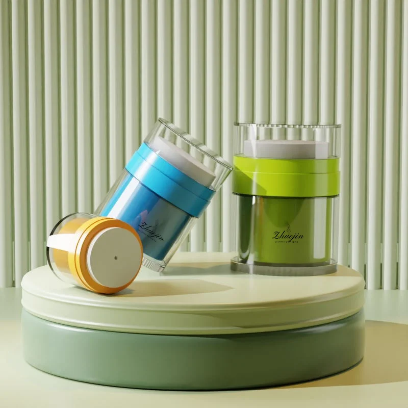 15ml 30ml 50ml empty pump frosted personal factory airless bottle clear body lotion