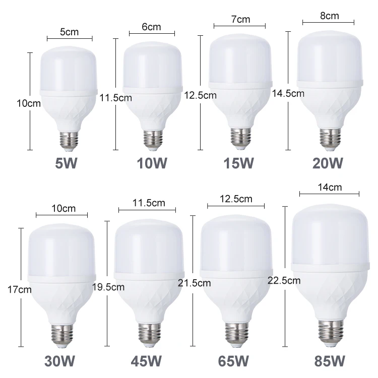 hot selling 12V 9W white led bulb light wire clip T shape Plastic DC12V led bulb