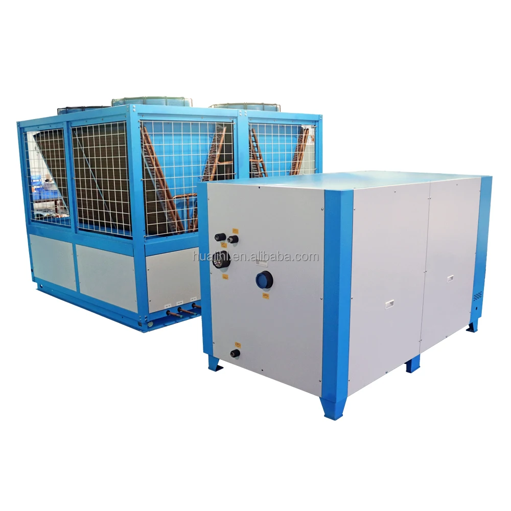 40HP Air Cooled China Large Split Metal Chiller With Metal Frame